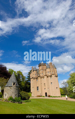 Craigievar Castle, Aberdeenshire, Schottland, Vereinigtes Königreich, Europa Stockfoto