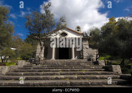 Kleine Kirche in der Nähe der Thermen, Caldas de Monchique, Monchique, Algarve, Portugal, Europa Stockfoto