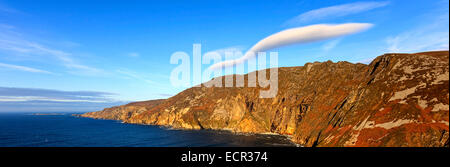 Bunglass Klippen, höchsten Klippen in Europa, County Donegal, Republik Irland, Europa. Dezember 2014 Stockfoto