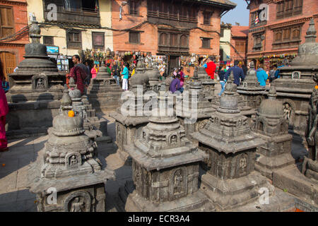 Die Affentempel oder Swayambhunath Kathmandu-Nepal Stockfoto