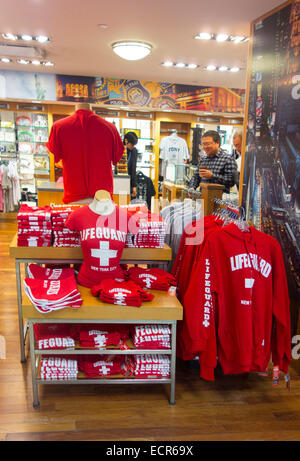 Souvenir-Shop am Flughafen JFK NYC Stockfoto