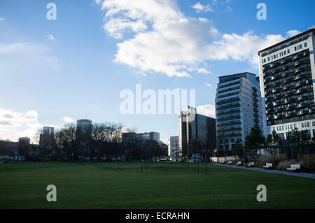 Hotel Latour und The Hive Gebäude, Birmingham Stadtbild Stockfoto