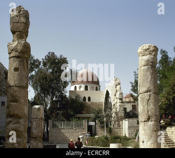 Syrien. Damaskus. Mausoleum von Saladin (138-1193). Von außen. Stockfoto