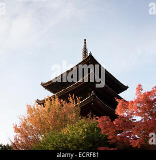 Pagode, Kyoto, Japan. Stockfoto