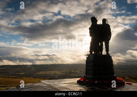 Die Commando-Gedenkstätte, Spean Bridge in der Nähe von Fort William in Schottland, Vereinigtes Königreich Stockfoto