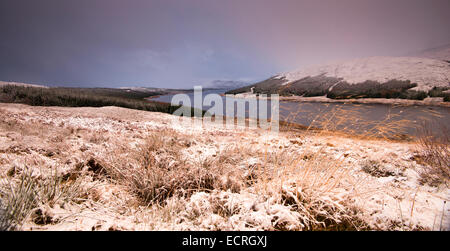 Winter im Hochland von Schottland, Großbritannien Stockfoto