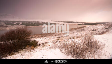 Winter im Hochland von Schottland, Großbritannien Stockfoto