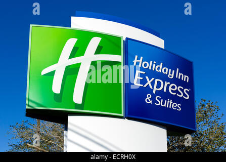 Holiday Inn Express Zeichen, USA Stockfoto