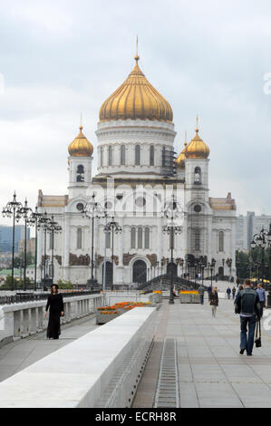 Die Kathedrale von Christus dem Erlöser in Moskau Stockfoto