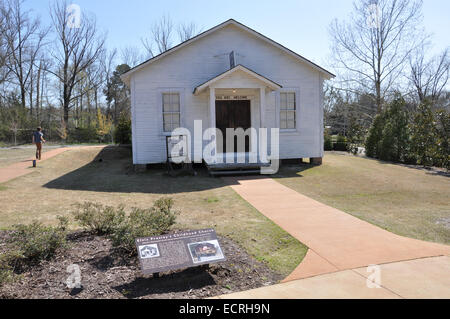 Kindheit von Elvis Presley an seinem Geburtshaus in Tupelo, Mississippi Stockfoto