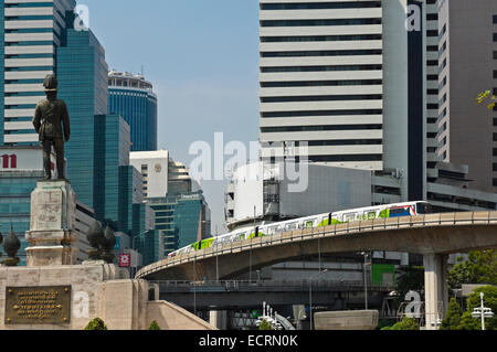 Horizontale Stadtbild in Bangkok. Stockfoto