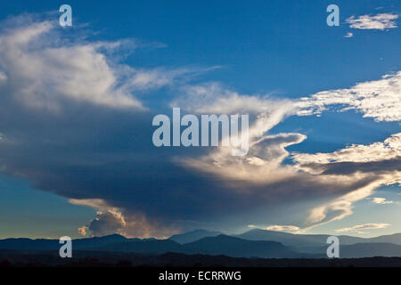 JEMEZ Berge bei Sonnenuntergang - NEW MEXICO Stockfoto