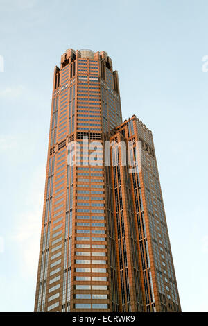 311 South Wacker Drive, Chicago, Illinois. Das Hochhaus wurde von Kohn Pederson Fox Associates entworfen und im Jahre 1988 abgeschlossen Stockfoto