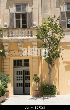 Straßenszenen in Mdina in Malta Stockfoto