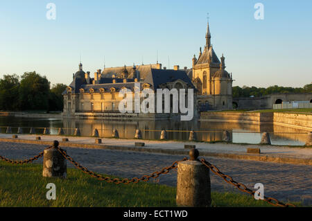 Schloss Chantilly, Chateau de Chantilly, Chantilly, Region Picardie, Frankreich, Europa Stockfoto