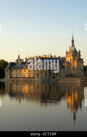 Schloss Chantilly, Chateau de Chantilly, Chantilly, Region Picardie, Frankreich, Europa Stockfoto