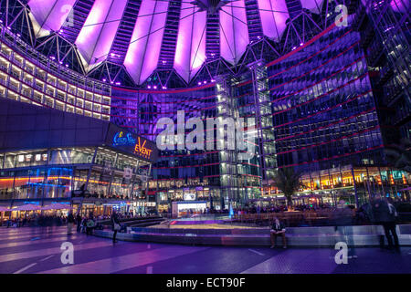 Sony-Center in Berlin, Deutschland, Europa Stockfoto