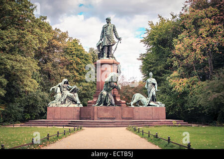 Bismarck-Denkmal in Berlin, Deutschland, Europa Stockfoto