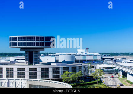 IAH, Houston George Bush Intercontinental Airport, Houston, TX, USA - Kontrollturm Stockfoto