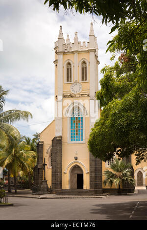 Mauritius, Mahebourg, Stadtzentrum, Notre Dame d'Anges katholische Kirche Stockfoto