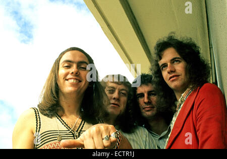 SLADE UK-pop-Gruppe über 1974 Stockfoto