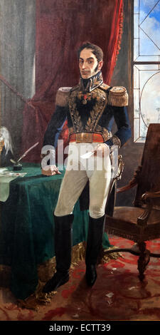 Simon Bolivar, Venezuela militärischer und politischer Führer. Stockfoto