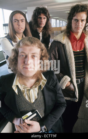 SLADE UK-pop-Gruppe über 1974 Stockfoto