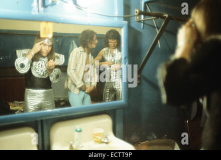 SLADE UK-pop-Gruppe über 1974 Stockfoto