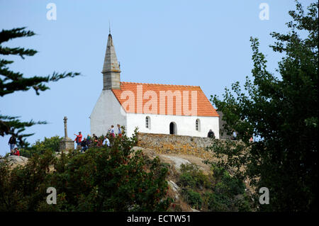 Ile de Bréhat, Chapelle Saint-Michel, Cotes-d'Armor, Bretagne, Frankreich Stockfoto