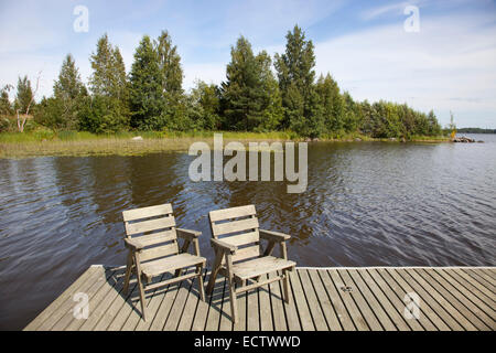 Rautavesi See, Vammala Dorf, Finnland, Europa Stockfoto