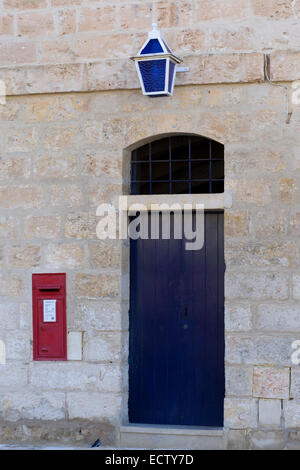 Polizei-Station im Dorf von Mellieha Malta Stockfoto