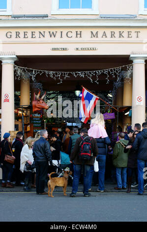 Greenwich Markt Stockfoto