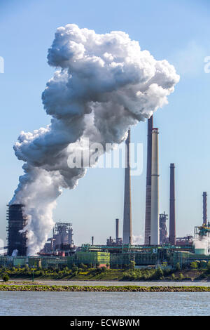 Kokerei Schwelgern in Duisburg, produziert 2,5 Millionen Tonnen Koks pro Jahr, die größte Kokerei der Welt, Stockfoto