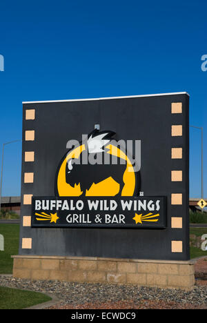 Buffalo Wild Wings Schild USA Stockfoto