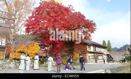 Die historischen Dörfer von Shirakawa-Gand Gokayama für Adv oder anderen Zweck Verwendung Stockfoto