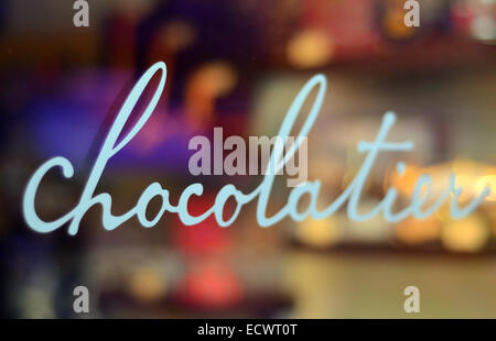 Schokolade Shop Stockfoto