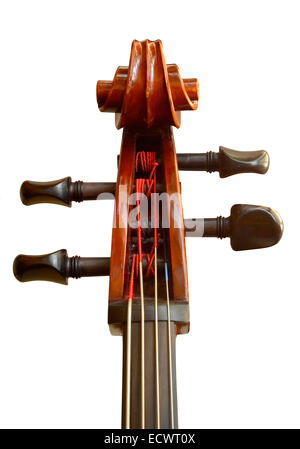 Cello-Kopf Stockfoto