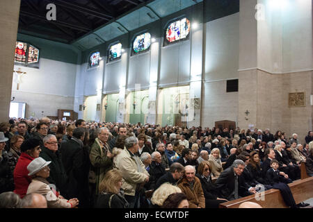 Italien, 20. Dezember 2014. Die Beerdigung von der italienischen Schauspielerin Virna Lisi verstorbenen im Alter von 78. Bildnachweis: Luca Prizia/Pacific Press/Alamy Live-Nachrichten Stockfoto