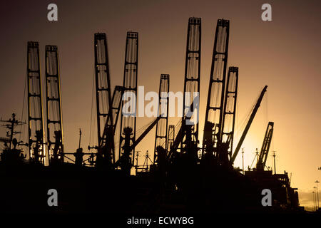 Werft-Speicher in San Francisco CA Stockfoto