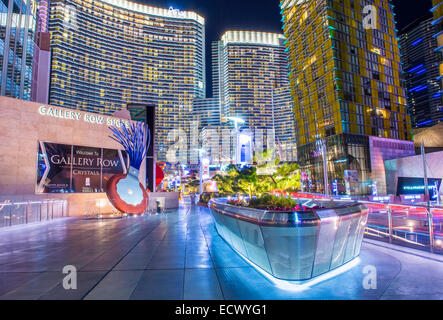 Das Aria Resort &amp; Casino in Las Vegas Stockfoto