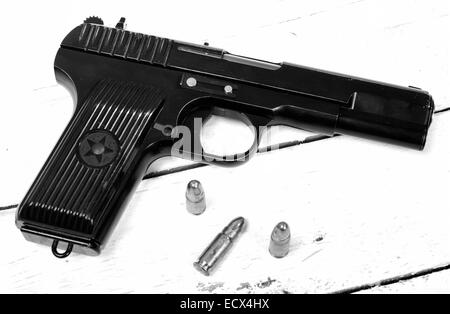 Tokarev Pistole verwendet durch die Rote Armee Stockfoto