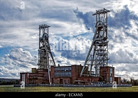 Puppen & Wickler Haus der stillgelegten Clipstone Zeche in der Dukeries Nottinghamshire Stockfoto