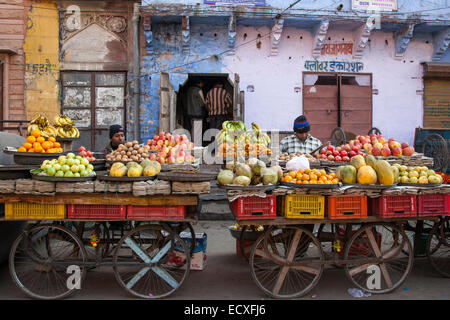 Indische Obstmarkt, Jodhpur, Indien Stockfoto