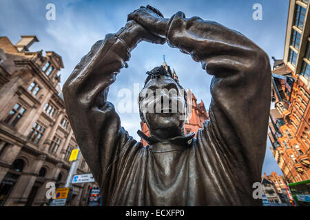 Brian Clough Statue in Nottingham Stockfoto