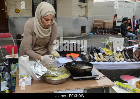 Lille Braderie, Rijssel Frankreich. Stockfoto