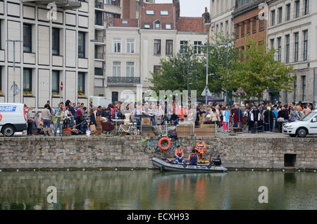 Lille Braderie, Rijssel Frankreich. Stockfoto