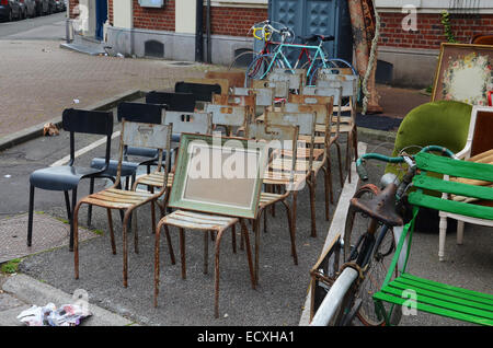 Lille Braderie, Rijssel Frankreich. Stockfoto