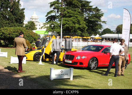 Boodles Tennis Tag zwei bei Stoke Park nr Slough, Böcke mit: Atmosphäre wo: Slough, Großbritannien wenn: 18. Juni 2014 Stockfoto