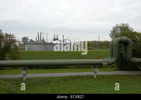 Ruhr Oel GMBH Raffinerie Gelsenkirchen-Horst-Deutschland Stockfoto