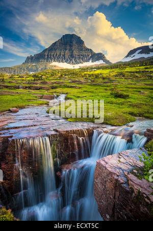 Logan Pass im Glacier National Park, befindet sich im Bundesstaat Montana Vereinigten Staaten. Stockfoto